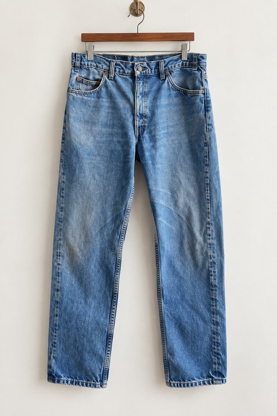 Levi’s Vintage 90s Orange Tab 505 Regular Fit Straight Leg Jeans W36 L30